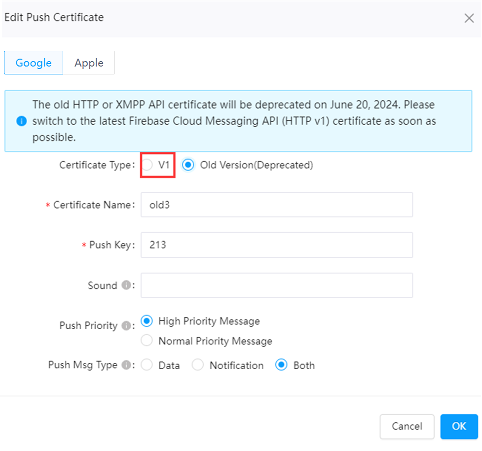 push_fcm_oldcertificate_switch